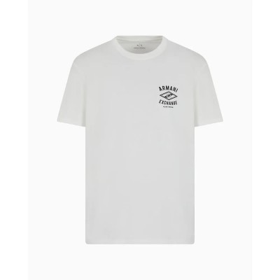 тениска,мъжки,тениски,armani,exchange,xm000550,af10362,short,sleeve,t,shirt,white