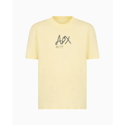 тениска,мъжки,тениски,armani,exchange,xm000566,af10334,short,sleeve,t,shirt,pale,hay,(yellow)