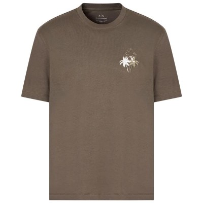 тениска,мъжки,тениски,armani,exchange,xm000572,af10334,short,sleeve,t,shirt,brown