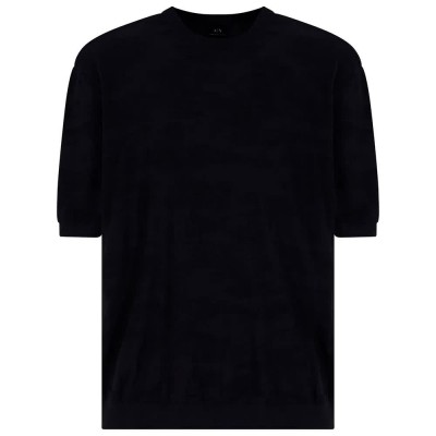 мъжки,блузи,с,яка,armani,exchange,xm000696,af11967,short,sleeve,polo,black,camo,jacquard,(black)