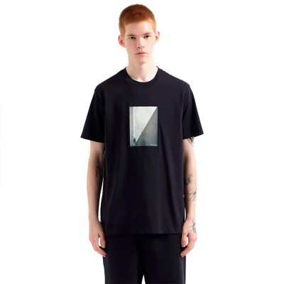 тениска,мъжки,тениски,armani,exchange,xm000753,af10361,short,sleeve,t,shirt,black