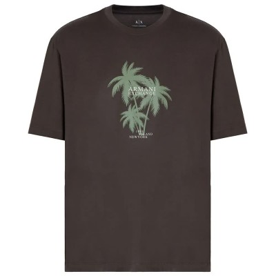 тениска,мъжки,тениски,armani,exchange,xm000772,af12308,short,sleeve,t,shirt,brown