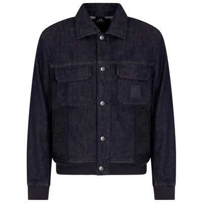 яке,мъжки,якета,armani,exchange,xm001233,af12284,jacket,blue,denim,(blue)