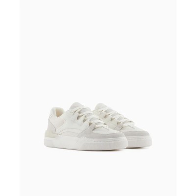 маратонки,мъжки,маратонки,armani,exchange,xux259,xv953,trainers,white