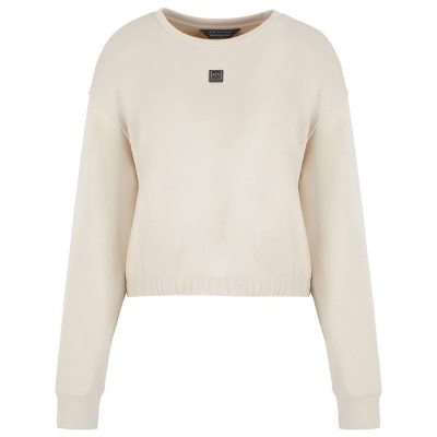блуза,дамски,блузи,armani,exchange,xw000086,af10172,sweatshirt,beige