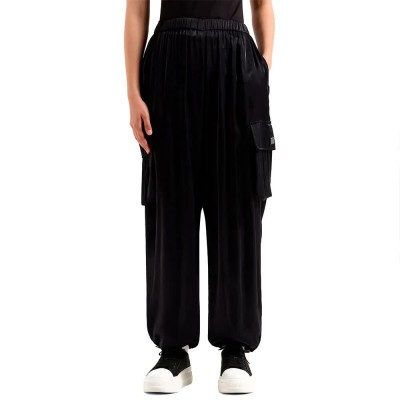 панталони,дамски,панталони,armani,exchange,xw000139,af10839,cargo,pants,black