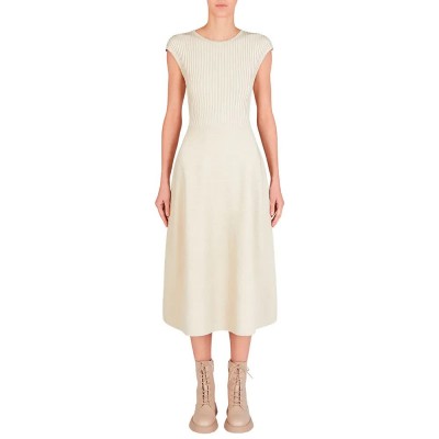 рокля,дамски,поли,и,рокли,armani,exchange,xw000119,af10352,short,sleeve,midi,dress,beige,(mirage)