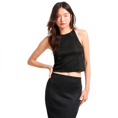 тениска,дамски,тениски,armani,exchange,xw000112,af11957,sleeveless,t,shirt,black