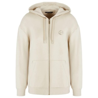 блуза,дамски,блузи,armani,exchange,xw000318,af12217,full,zip,sweatshirt,beige