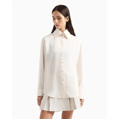 риза,с,дълъг,ръкав,дамски,блузи,дамски,ризи,armani,exchange,xw000443,af12742,long,sleeve,shirt,white