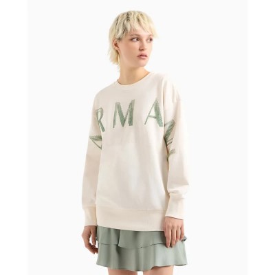 блуза,дамски,блузи,armani,exchange,xw000495,af12739,sweatshirt,iso,(beige)