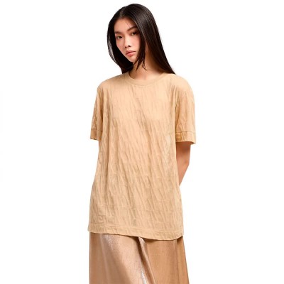 тениска,дамски,тениски,armani,exchange,xw000513,af10835,short,sleeve,t,shirt,beige