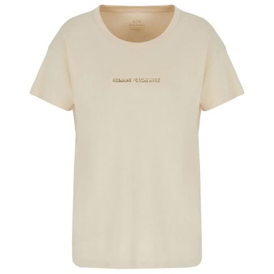 тениска,дамски,тениски,armani,exchange,xw000534,af10359,short,sleeve,t,shirt,beige