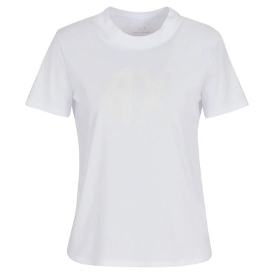 тениска,дамски,тениски,armani,exchange,xw000548,af10359,short,sleeve,t,shirt,white,(optic,white)