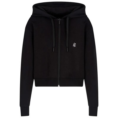блуза,дамски,блузи,armani,exchange,xw000822,af10818,full,zip,sweatshirt,black