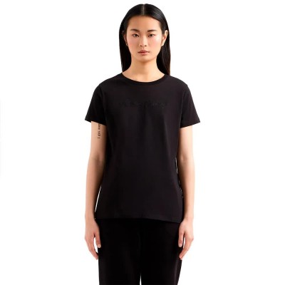 тениска,дамски,тениски,armani,exchange,xw000839,af10356,short,sleeve,t,shirt,black