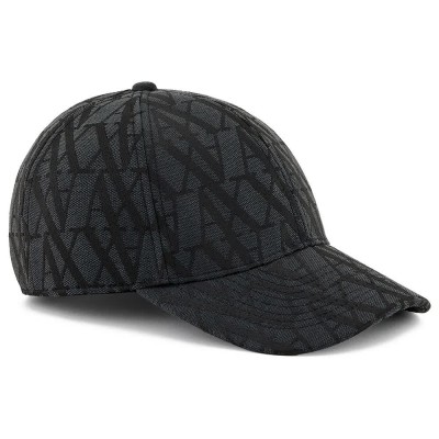 бейзболна,шапка,всички,шапки,armani,exchange,xw000877,af13377,baseball,cap,black,monogram,(black)