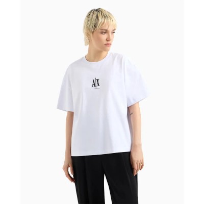 тениска,дамски,тениски,armani,exchange,xw001182,af15085,short,sleeve,t,shirt,white