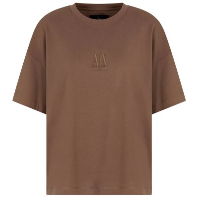 тениска,дамски,тениски,armani,exchange,xw001182,af15085,short,sleeve,t,shirt,brown