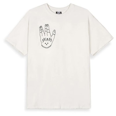 тениска,мъжки,тениски,grimey,peace,within,the,glitzy,grillz,regular,short,sleeve,t,shirt,off,white,(beige)