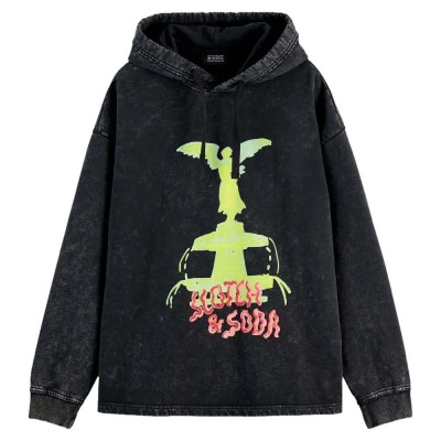 суичър,мъжки,пуловери,scotch,&,soda,179903,relaxed,fit,hoodie,black