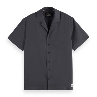 риза,с,къс,ръкав,мъжки,ризи,scotch,&,soda,180029,regular,fit,short,sleeve,shirt,grey