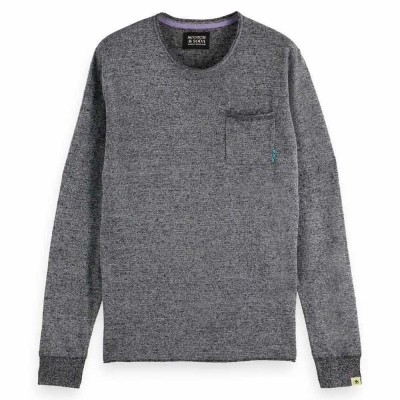 блуза,мъжки,пуловери,scotch,&,soda,180082,sweater,grey,(washed,black,melange)