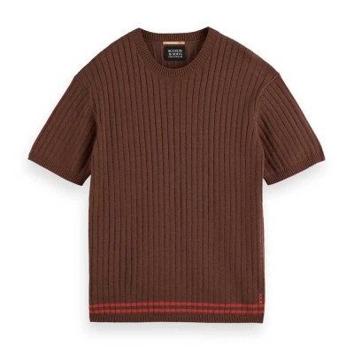 тениска,мъжки,тениски,scotch,&,soda,180087,t,shirt,brown