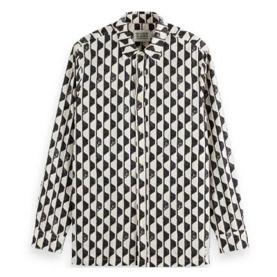 риза,с,дълъг,ръкав,мъжки,ризи,scotch,&,soda,180116,regular,fit,long,sleeve,shirt,white