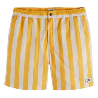 бански,гащета,мъжки,бански,костюми,scotch,&,soda,180384,swimming,shorts,yellow,sun,stripe,(yellow)