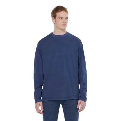 тениска,мъжки,тениски,scotch,&,soda,3,crosses,relaxed,fit,long,sleeve,t,shirt,navy