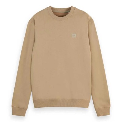 блуза,мъжки,пуловери,scotch,&,soda,seasonal,core,badge,logo,sweatshirt,beige,(sand)