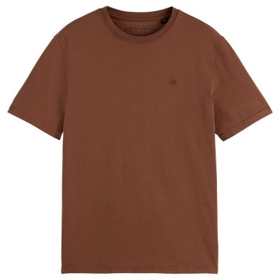 тениска,мъжки,тениски,scotch,&,soda,seasonal,core,regular,fit,short,sleeve,t,shirt,cold,brew,(brown)
