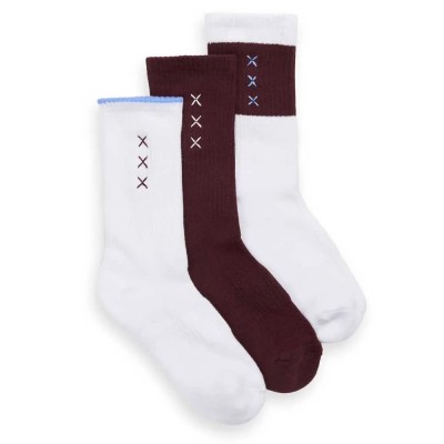 чорапи,дамски,чорапи,scotch,&,soda,ss123268,crew,socks,3,pairs,red,white,(white)