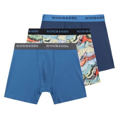 боксерки,мъжко,бельо,scotch,&,soda,sssp25m153378,boxers,3,units,blue,(multicolor)