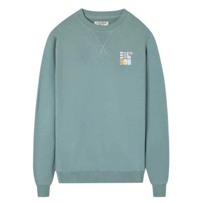 блуза,мъжки,пуловери,silbon,geometric,design,sweatshirt,green