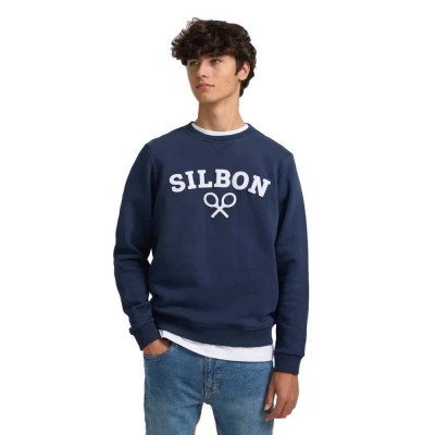блуза,мъжки,пуловери,silbon,raqueta,sweatshirt,navy,blue,(blue)