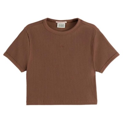 бебешка,тениска,дамски,тениски,scotch,&,soda,baby,short,sleeve,t,shirt,brown