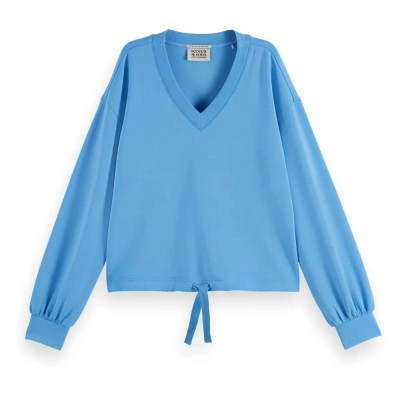 блуза,дамски,блузи,scotch,&,soda,modal,sweatshirt,blue,(aqua,blue)