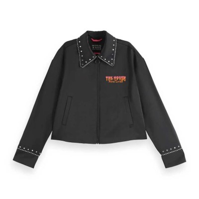 яке,дамски,якета,и,палта,scotch,&,soda,souvenir,jacket,black