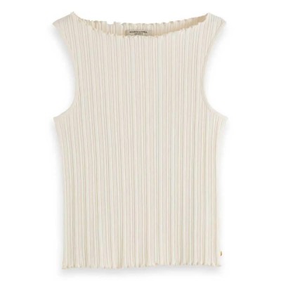тениска,дамски,тениски,scotch,&,soda,u9a00645t,sleeveless,t,shirt,beige