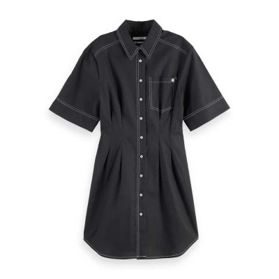 рокля,дамски,поли,и,рокли,scotch,&,soda,ufu00613t,short,dress,black