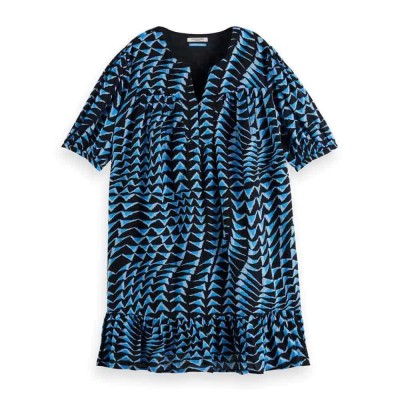рокля,дамски,поли,и,рокли,scotch,&,soda,ufu00619t,short,dress,blue