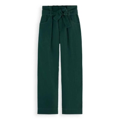 панталони,детски,панталони,scotch,&,soda,179290,paperbag,pants,green