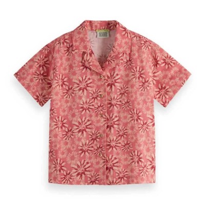 риза,с,къс,ръкав,детски,ризи,scotch,&,soda,179336,short,sleeve,shirt,pink