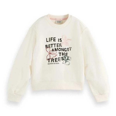 блуза,детски,блузи,scotch,&,soda,179339,relaxed,fit,sweatshirt,beige