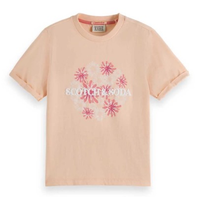 тениска,детски,тениски,scotch,&,soda,179359,relaxed,fit,t,shirt,beige,(powdered,peach)