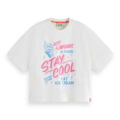тениска,детски,тениски,scotch,&,soda,179363,loose,fit,t,shirt,white,(white)