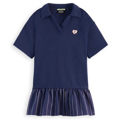 рокля,дамски,поли,и,рокли,scotch,&,soda,179398,dress,blue,(navy)