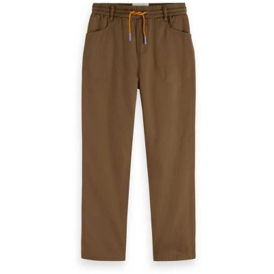 панталони,детски,панталони,scotch,&,soda,179418,loose,tapered,fit,pants,brown
